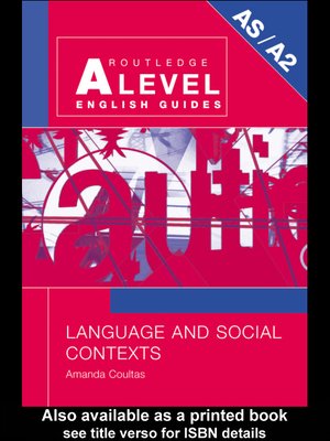 cover image of Language and Social Contexts